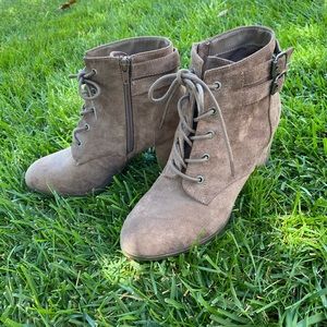 brown boot heels